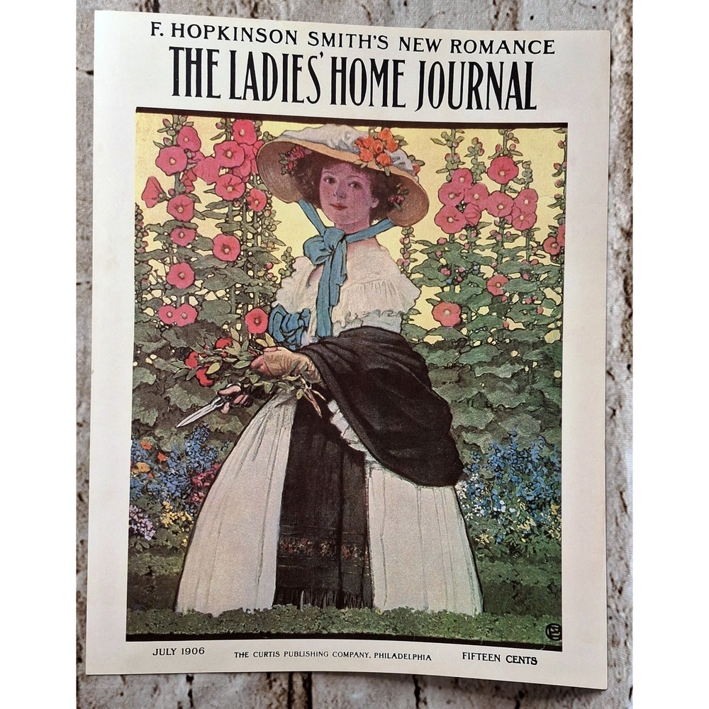 1906 Ladies' Home Journal Ad Poster Period Piece Ephemera Suitable for Framing